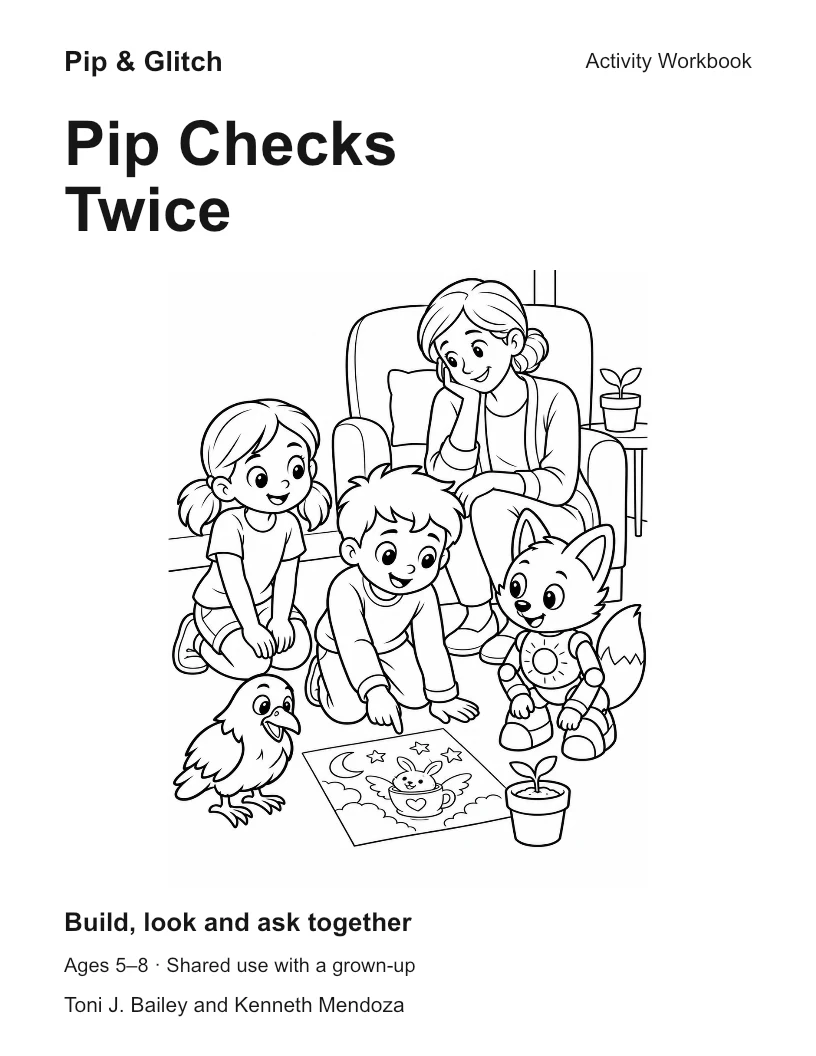 Pip Checks Twice workbook cover